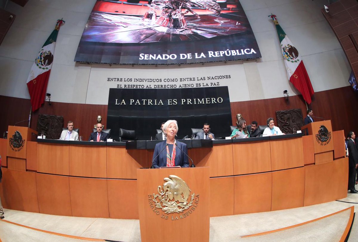 Asegura Monreal, ante Christine Lagarde, que México crecerá a un ritmo superior al de administraciones anteriores