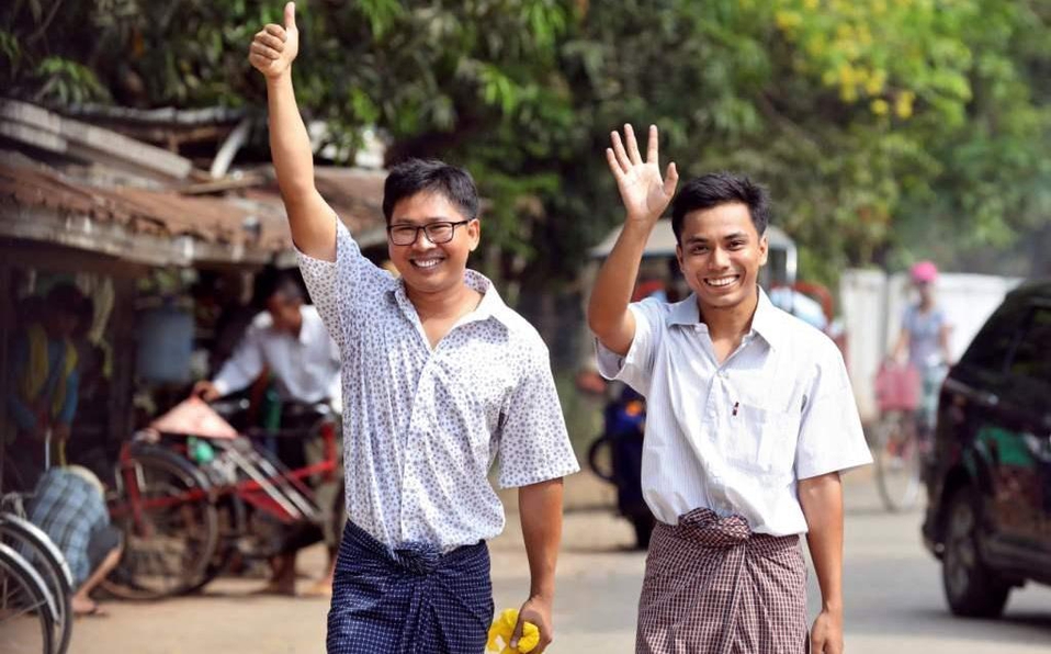 periodistas-liberados-myanmar-AP