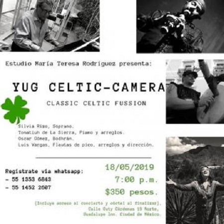Concierto íntimo de Yug Celtic-Camera