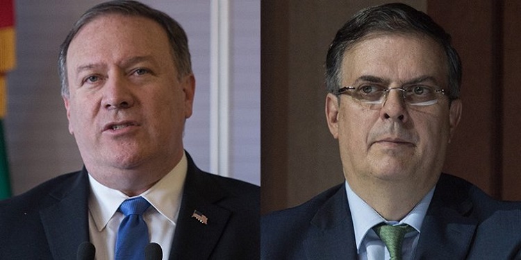 Pompeo se reunirá con Ebrard tras gira por Europa