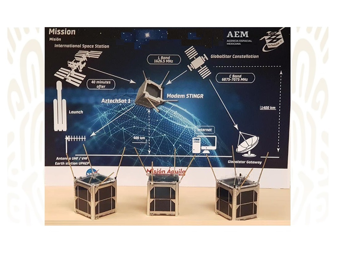 Llega a la NASA nanosatélite mexicano Aztechsat-1