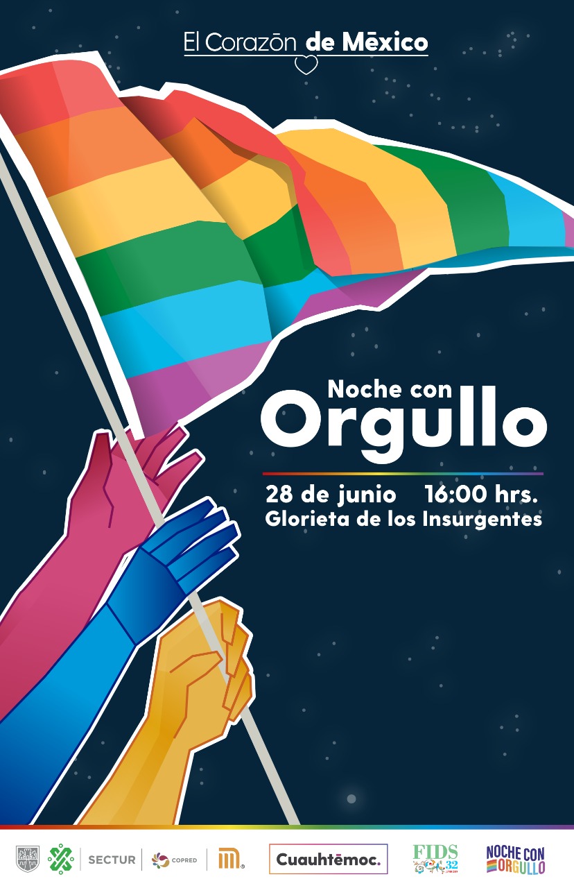 Participará la Alcaldía Cuauhtémoc en “Noche con Orgullo”