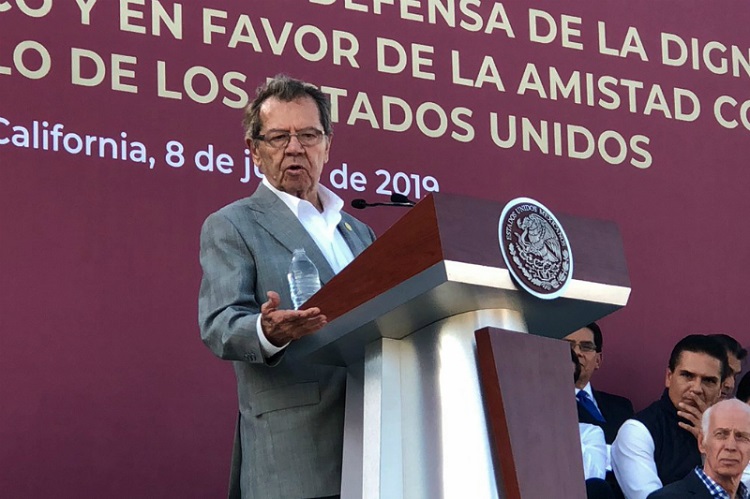 Pese a reconocer acuerdo entre México y EU, Muñoz Ledo expresa inconformidad