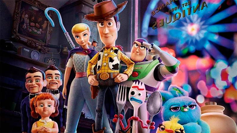 Toy Story 4 entre las películas más taquilleras de México.