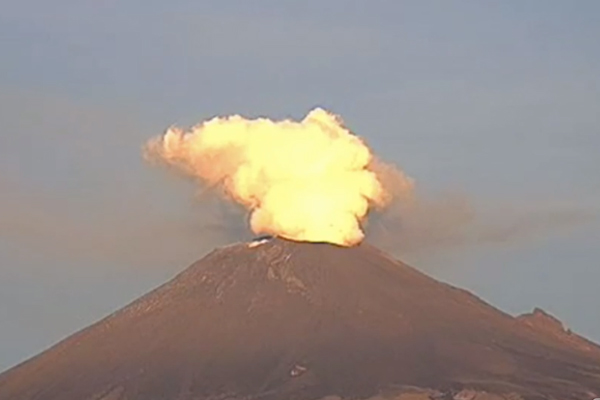 Continúa el Popocatépetl en semáforo amarillo fase 2