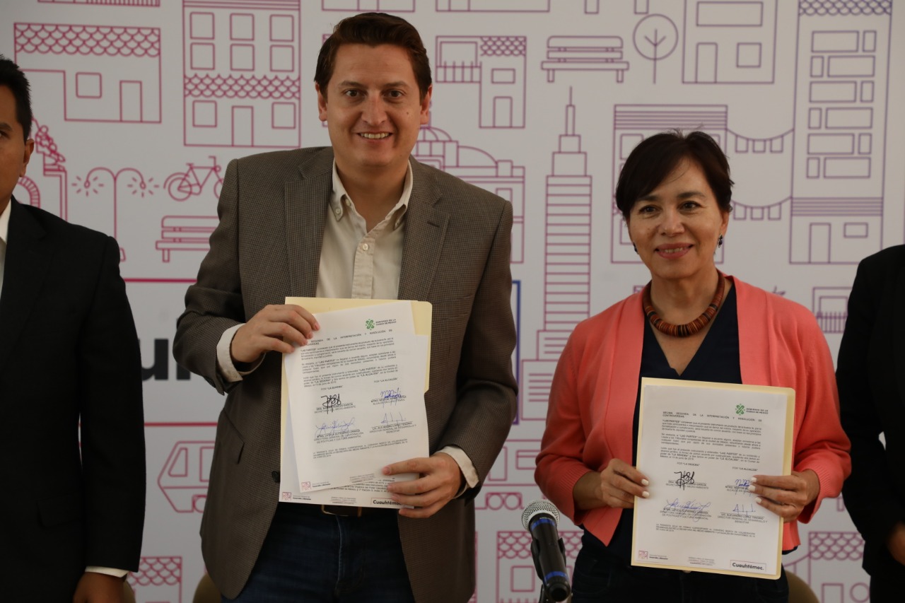 Firman convenio de colaboración Sedema y alcaldía Cuauhtémoc