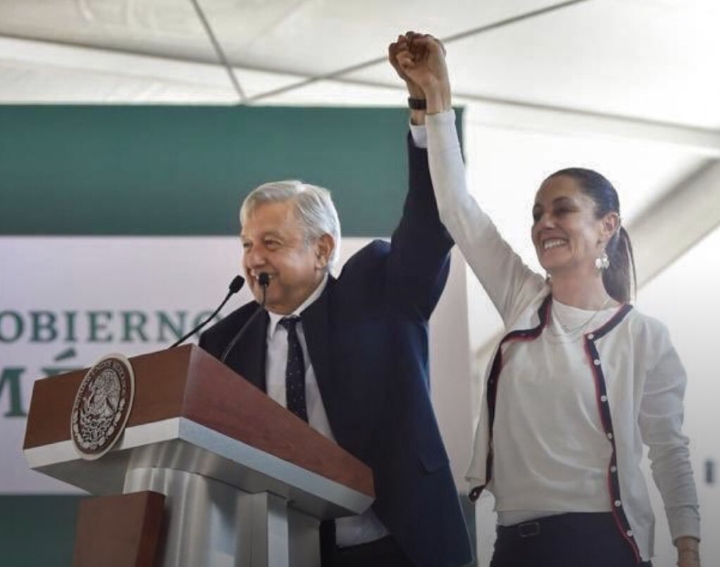 no estas sol: AMLO a Sheinbaum