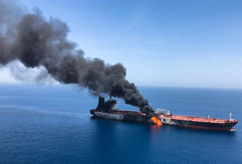 Un nuevo ataque a dos petroleros en el golfo de Omán dispara las alarmas en la región