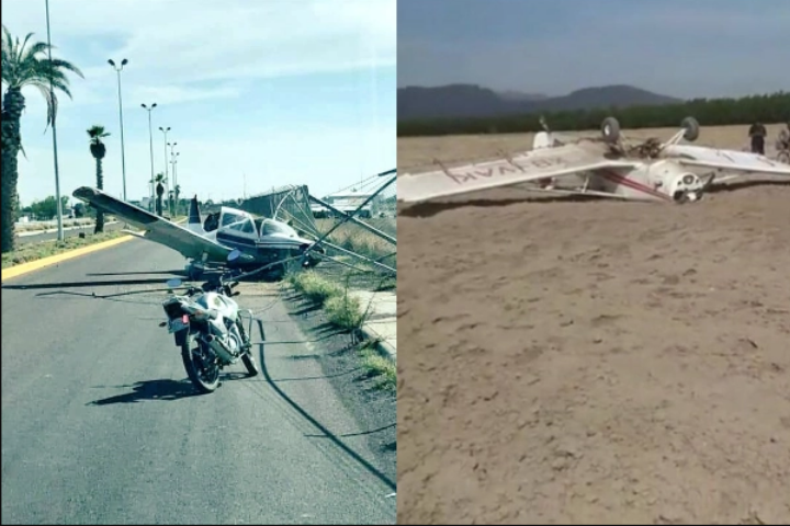 Cae avioneta en Coahuila, luego otra en Durango