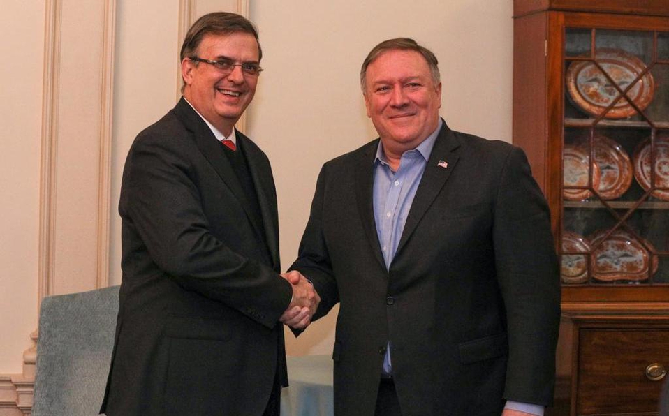 Ebrard anuncia reunión con Mike Pompeo, secretario de Estado de EU