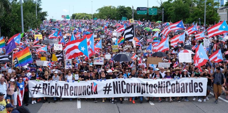 Manifestaciones en Puerto Rico.