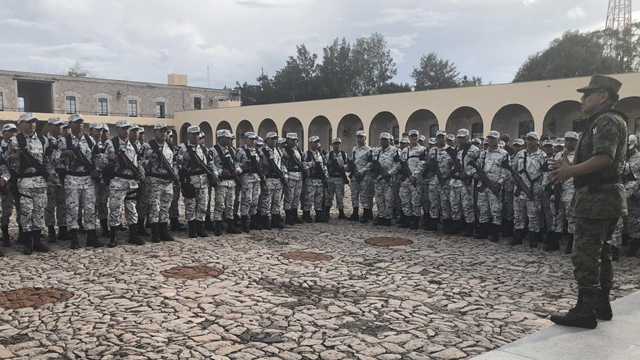 EN REDONDO: Completa Guardia Nacional, militarización del país