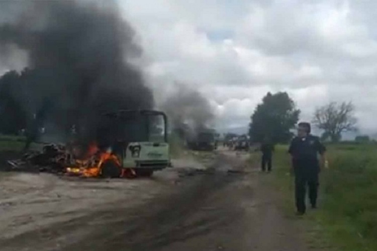 Cinco sujetos detenidos tras ataque a personal de Pemex en Puebla