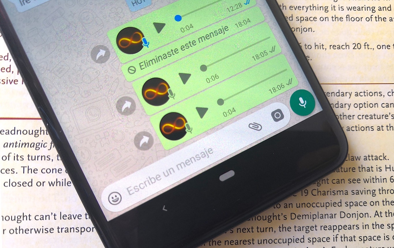 WhatsApp permitirá escuchar mensajes de voz sin abrir la app