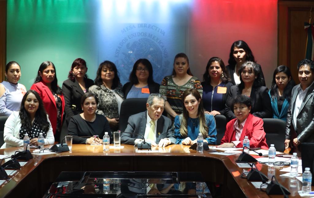 Regidoras de municipios de Tlaxcala plantean demandas a la Cámara de Diputados