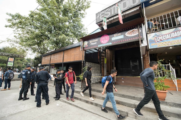 Dos heridos en riña de bar en inmediaciones del Metro Copilco