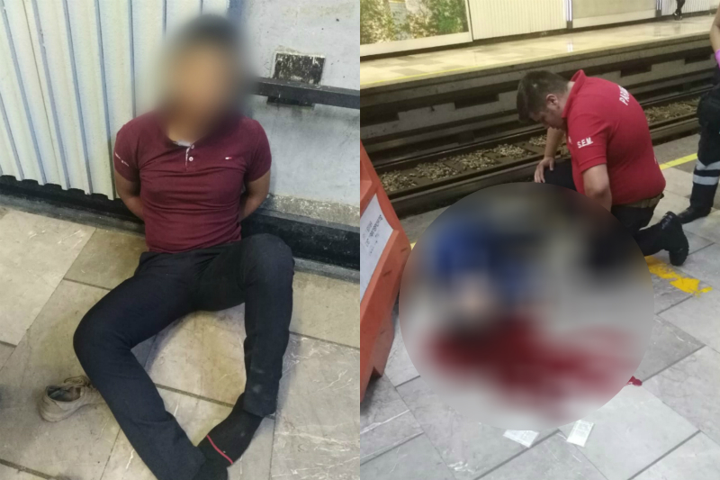 Militar ebrio asesina a jefe de estación en Metro San Cosme