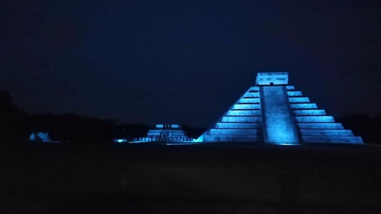 Restablecen espectáculo de luces “Noches de Kukulkán” en Chichén Itzá