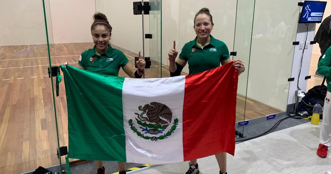 Paola Longoria y Samantha Salas ganan oro en dobles de raquetbol
