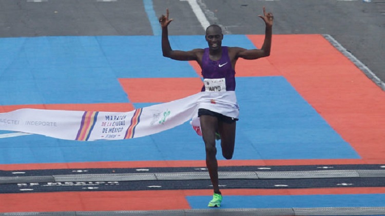 Keniata Duncan Maiyo es primer lugar en el Maratón Ciudad de México
