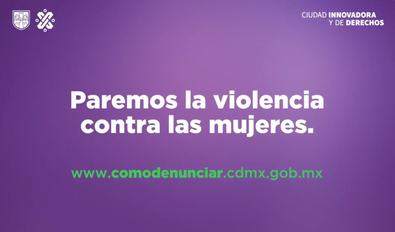 #DateCuenta, la campaña contra violencia de género en la CDMX