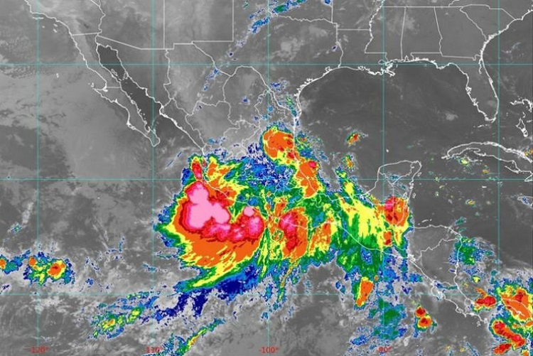 Seis estados en alerta por tormenta tropical Narda