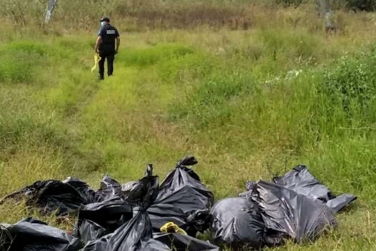 FGE de Jalisco investiga hallazgo de 17 bolsas con restos humanos