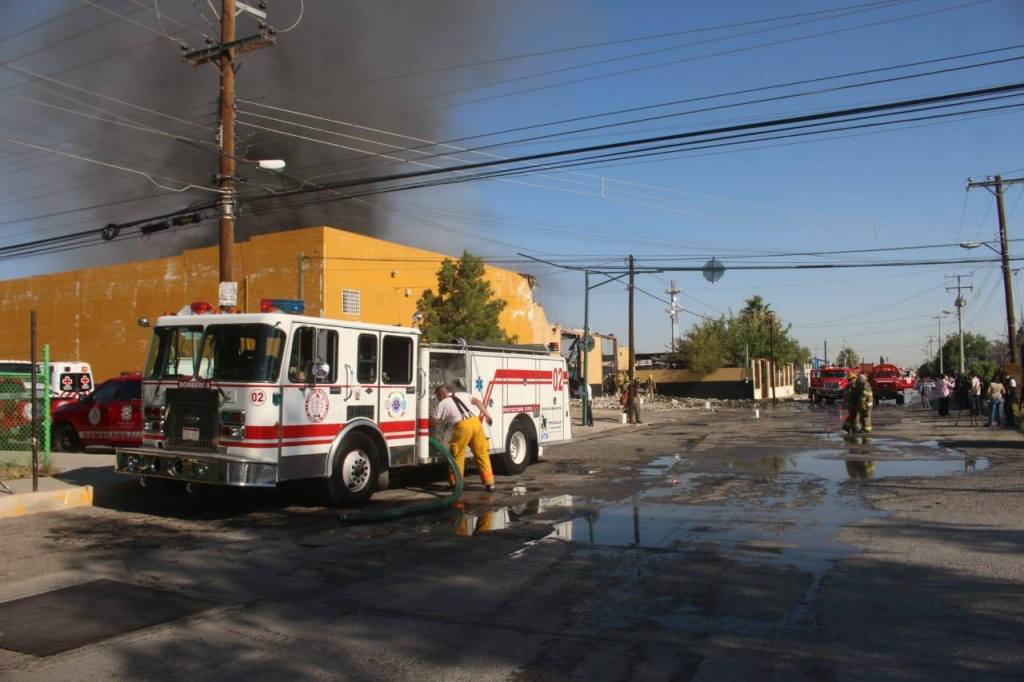Se incendia bodega de aceite comestible en Ciudad Juaréz