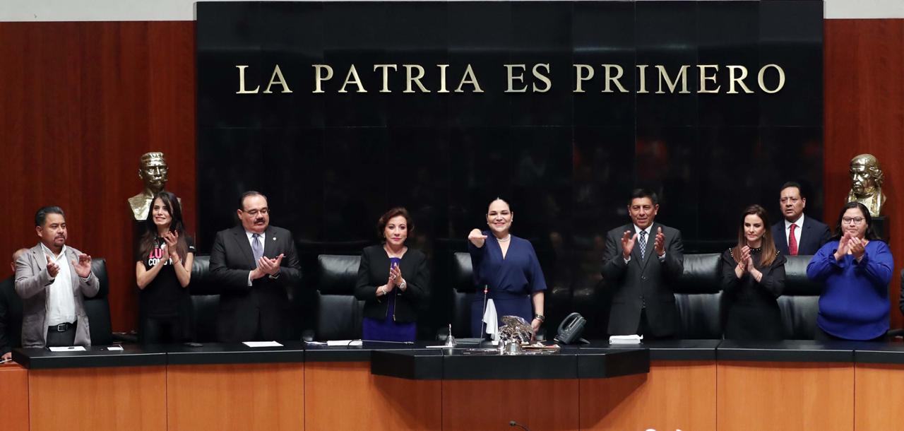 Mónica Fernández inicia presidencia en Senado