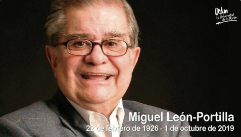 Muere filósofo e historiador Miguel León-Portilla y será homenajeado en Palacio de Bellas Artes