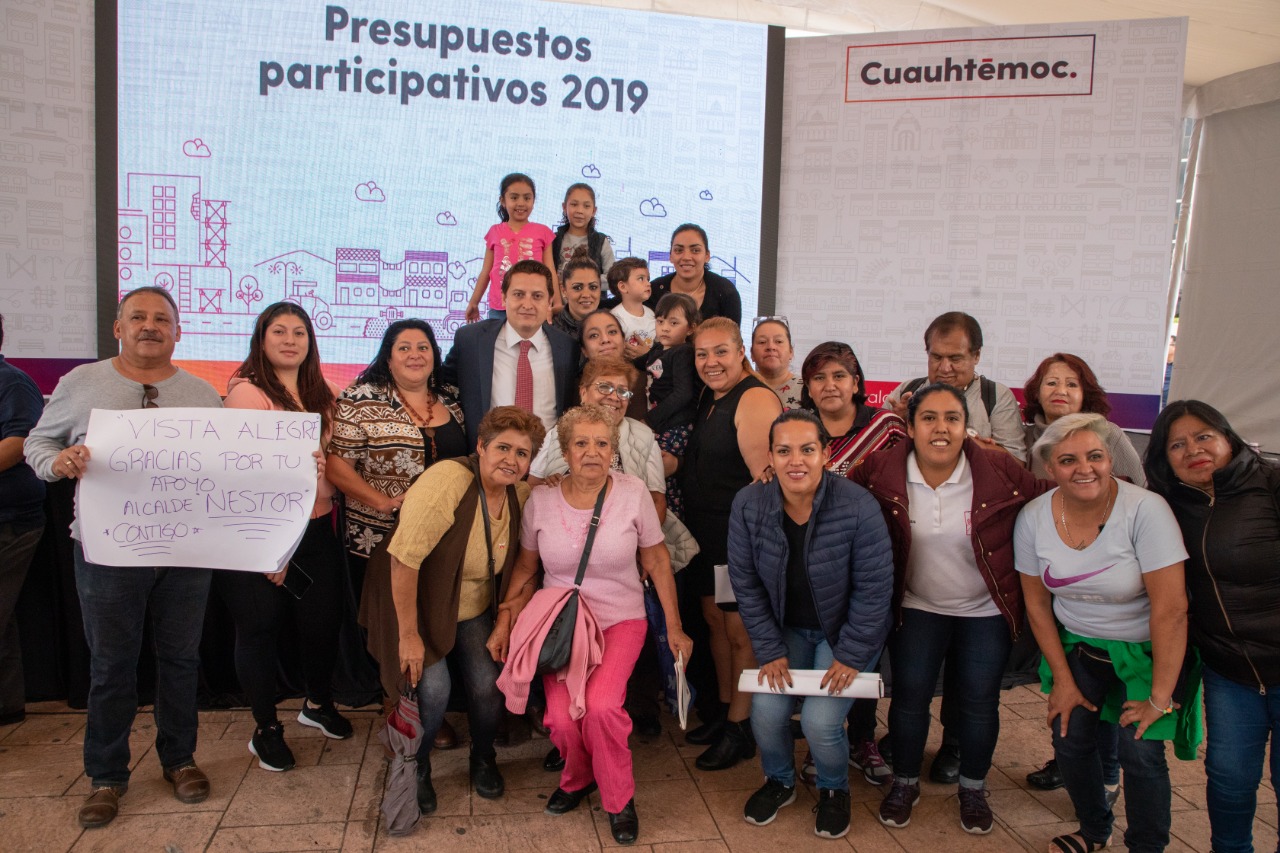 Destacan aplicación sin precedente del Presupuesto Participativo en Cuauhtémoc