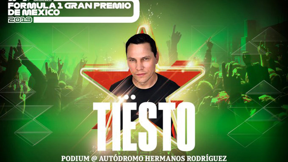 DJ Tiësto pondrá ambiente al Gran Premio de México