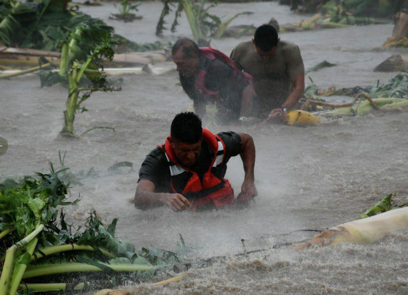 Daños por tormenta Narda.