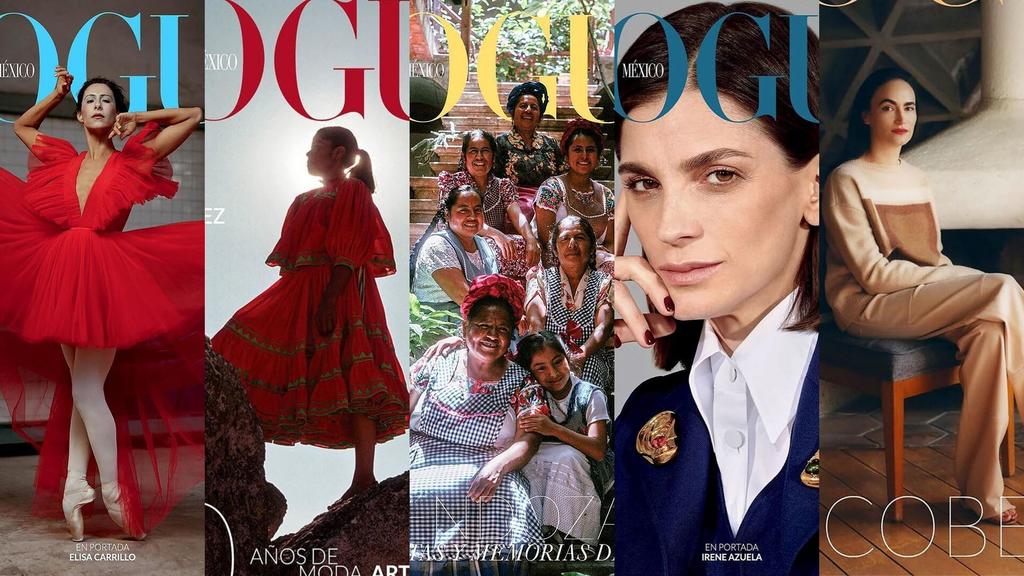 Abigail Mendoza y María Lorena Ramírez, portadas de los 20 años de Vogue México