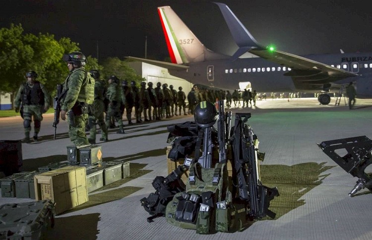 Sedena envía 230 elementos de fuerzas especiales a Culiacán