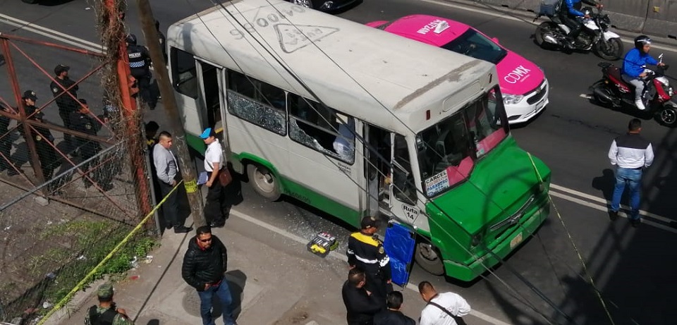 Denuncias por robos en microbuses de CDMX aumentan 250%