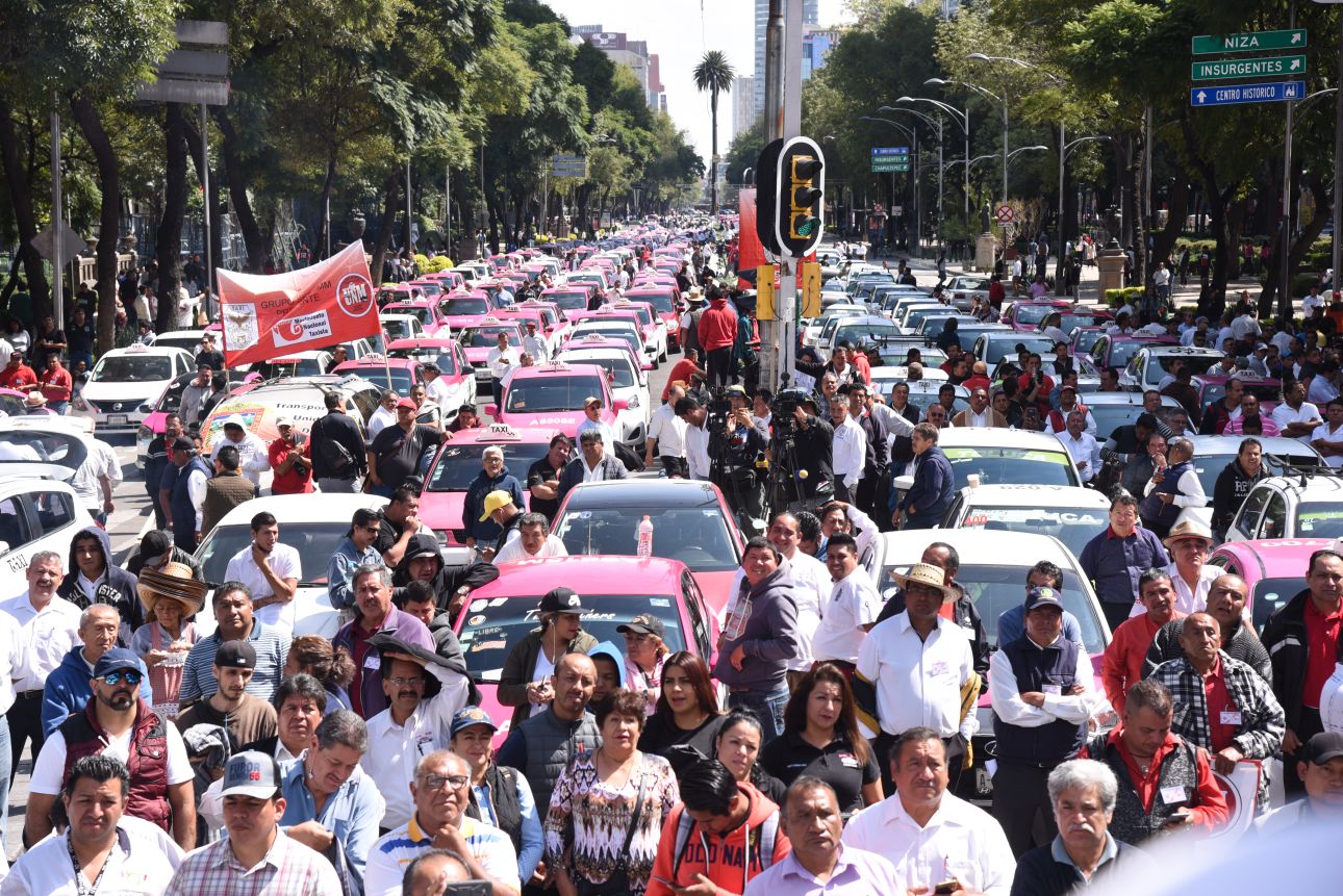 Recorre Segob una semana la definición de la ruta jurídica a taxistas