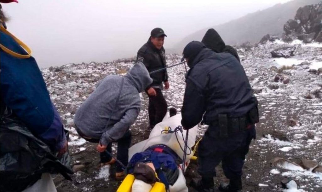 Accidente en Pico de Orizaba