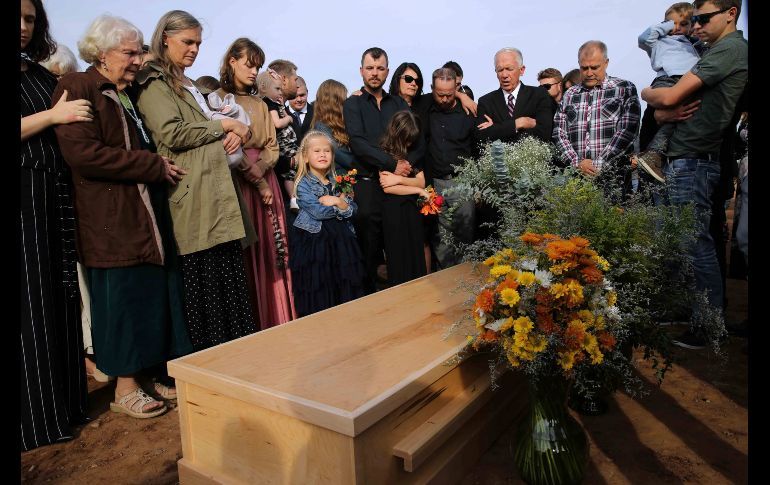 Funeral de la familia LeBarón.