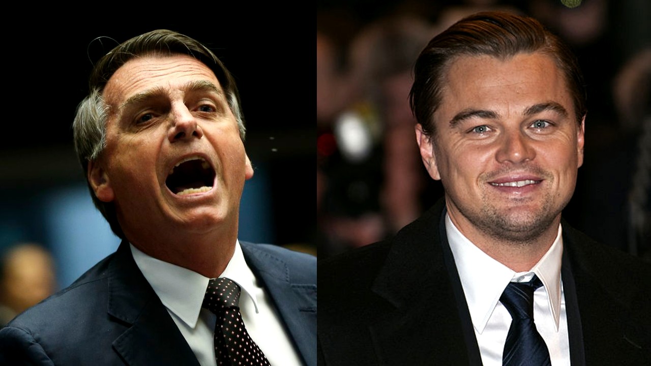 Jair Bolsonaro y Leonardo DiCaprio