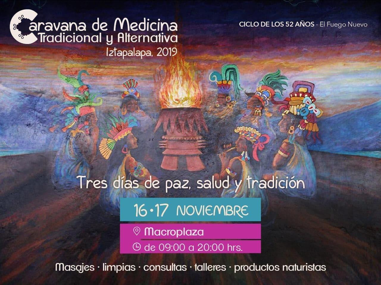Llega la Caravana de Medicina Tradicional y Alternativa a Iztapalapa