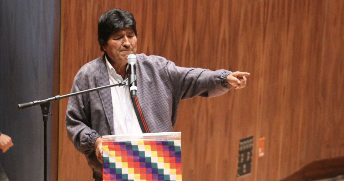 Evo Morales denuncia que la Interpol giró le giró una ficha azul