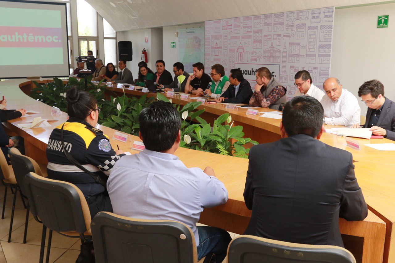Informan sobre avances en Agenda de Movilidad y Seguridad Vial en la Cuauhtémoc