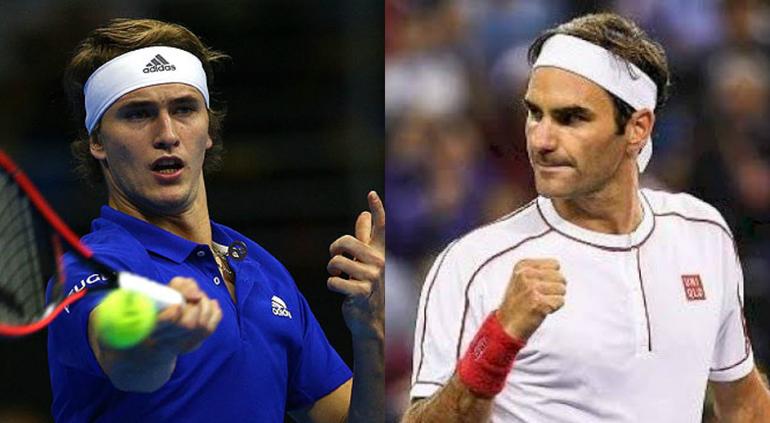Roger Federer y Alexander Zverev