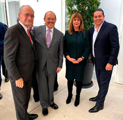 El presidente de GINgroup, Raúl Beyruti se reúne con el sector empresarial de Málaga