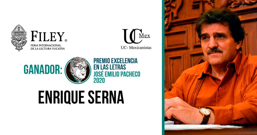 Enrique Serna gana el Premio Excelencia en las Letras 2020