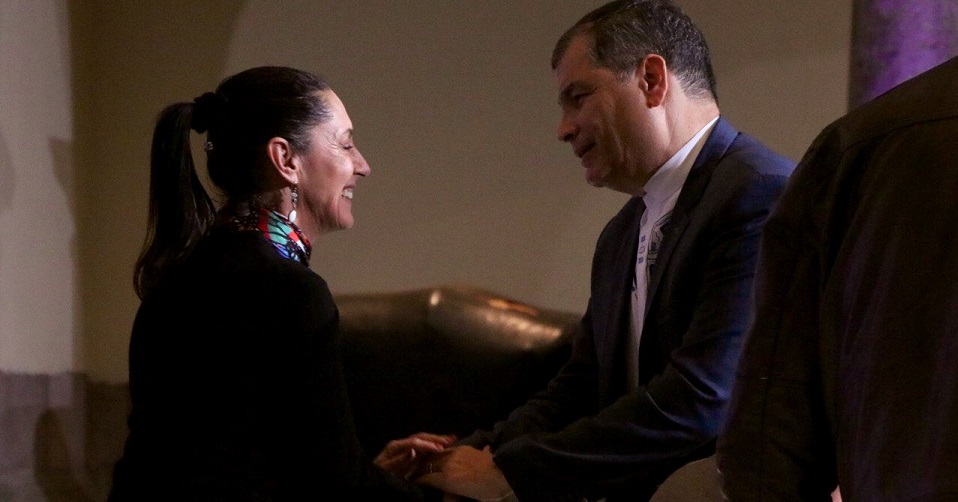 En 2024, Claudia Sheinbaum llegará a la Presidencia: Rafael Correa