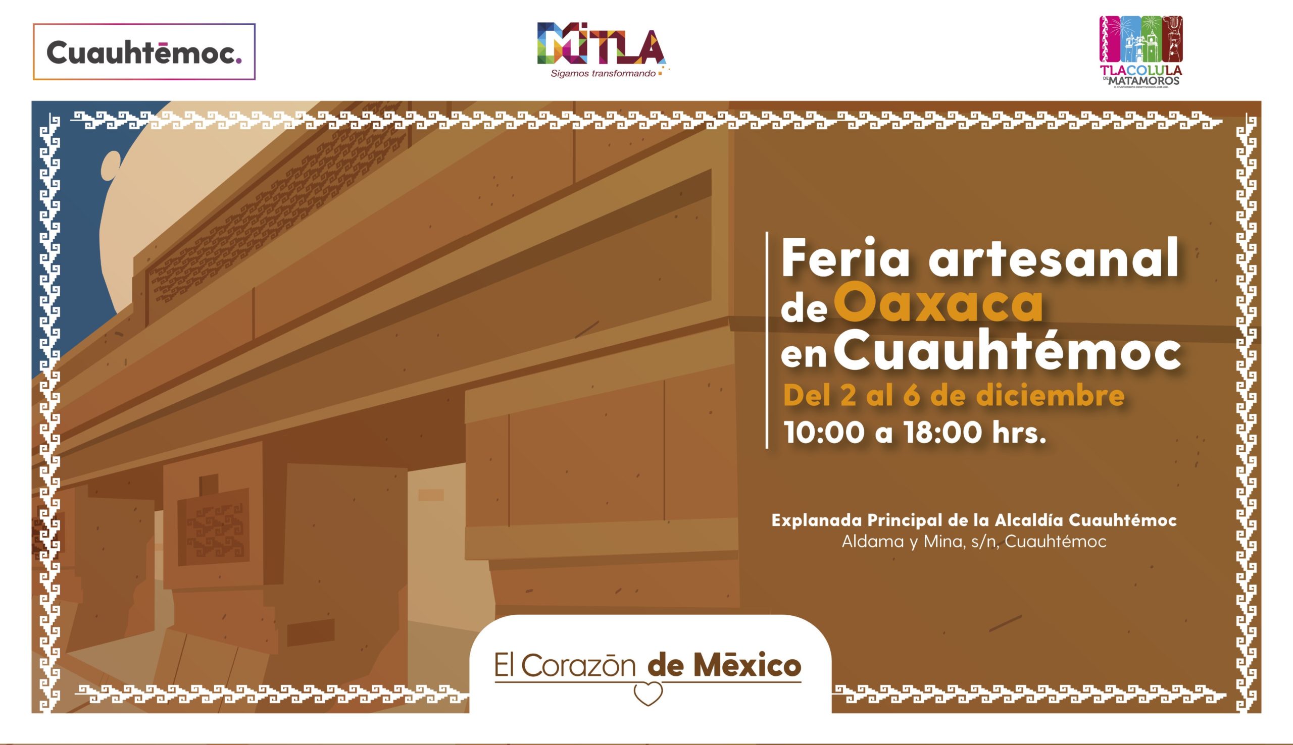 Promueven la cultura y gastronomía de Oaxaca en la Cuauhtémoc