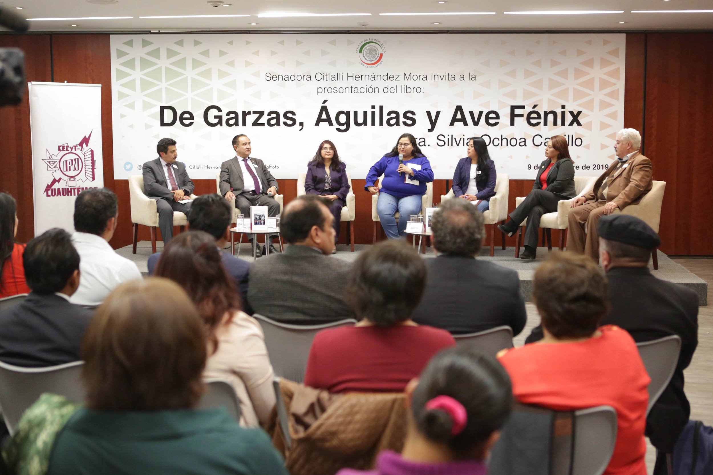 Reconocen senadores lucha social del IPN con la obra “De Garzas, Águilas y Ave Fénix”