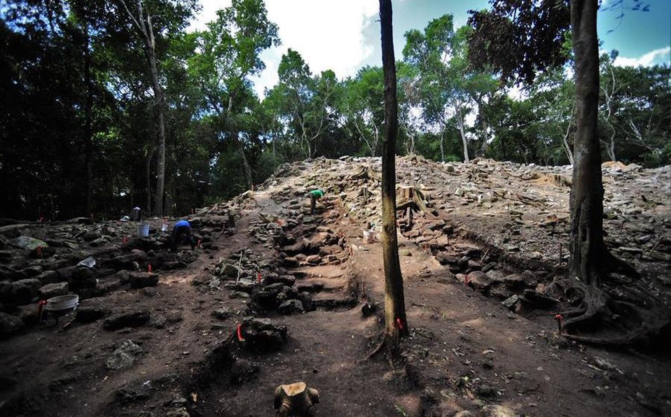 INAH descubre un palacio en la zona arqueológica de Kulubá, en Yucatán
